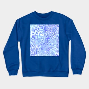 Blue purple blobs Crewneck Sweatshirt